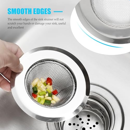 Filtro colador para desagüe de cocina 11.3 cm, 5 unidades miniatura 3