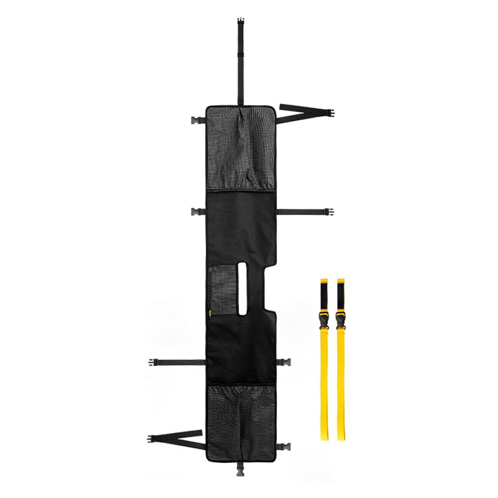 Housse de sangle de snowboard avec poche élastique pour divers snowboards, grands compartiments latéraux, sac de rangement de voyage pour planche à ski
