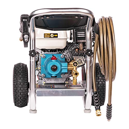 SIMPSON Cleaning ALH3228-S Aluminum Gas Pressure Washer Powered by HONDA GX200 3400 PSI at 2.5 GPM