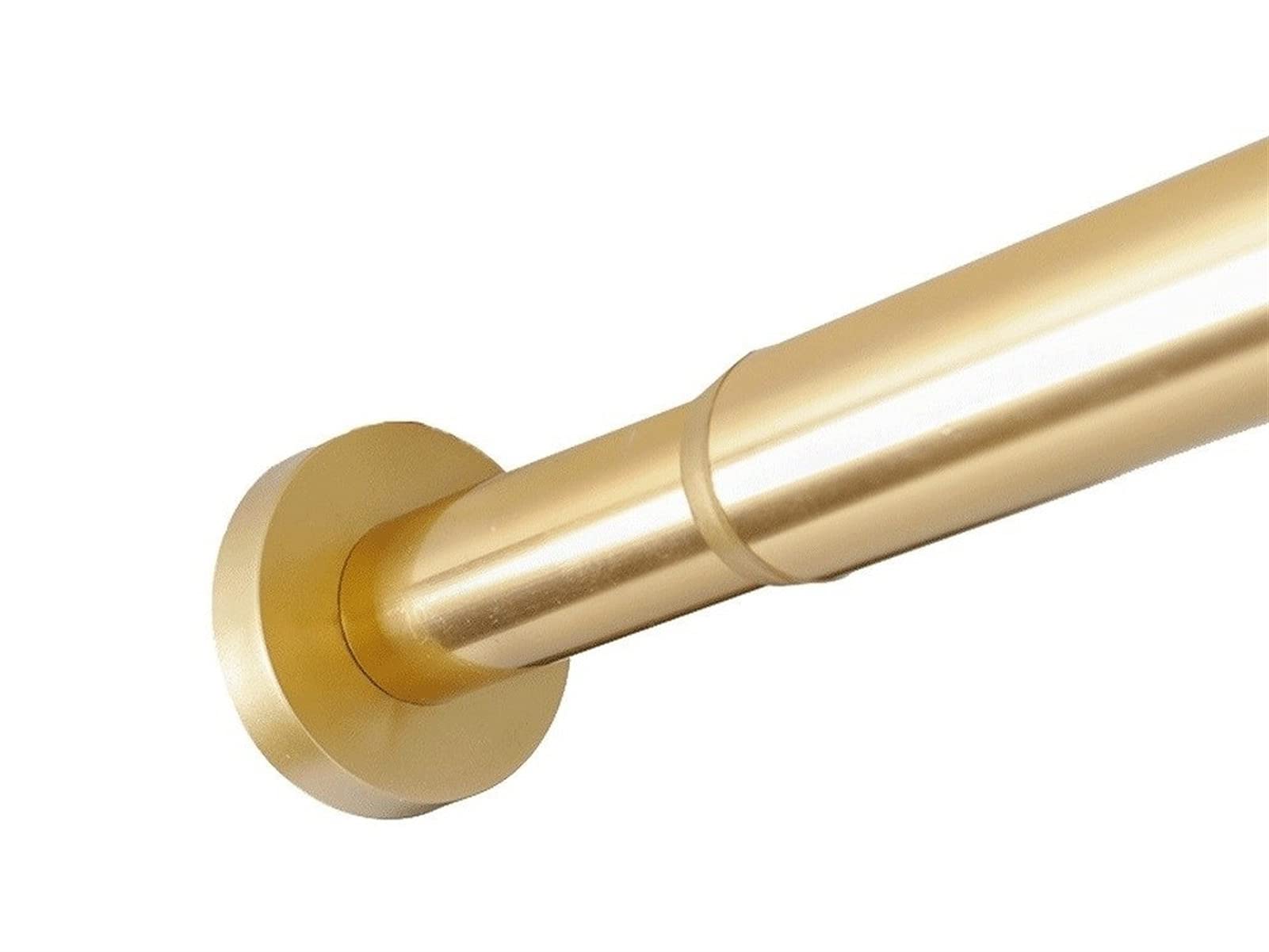 Tringle télescopique pour rideau de douche – Rail réglable en acier inoxydable pour une installation facile sans perçage dans la baignoire et le placard