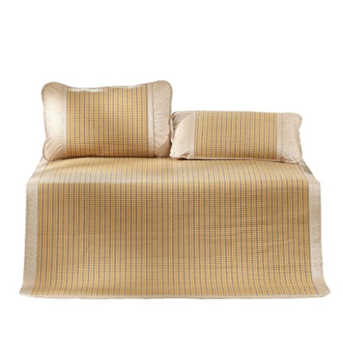 Kühle Bambusmatte Rattan Sitzmatten Lavendel Weihrauch Matratze Faltbare Klimaanlage Pad Einzel Doppel Student Heimtextilien Bettwäsche (Color :