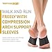 Compression Arch Support Brace - Plantar Fasciitis Relief Sleeves - Foot Arch Supports for Flat Feet Heel Spurs Feet Pain - 11-15 men, 9.5-13.5 women