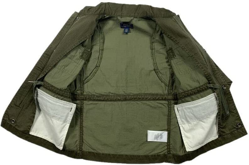 POLO RALPH LAUREN Boy's Military Jacket Coat USA Flag (4T, Military)3