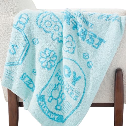 Image of Jay Franco Gilmore Girls Feather Knit Fluffy Throw Blanket - Stars Hallow Fuzzy Blanket Measures 50 x 60 inch - Super Soft Lightweight Bedding