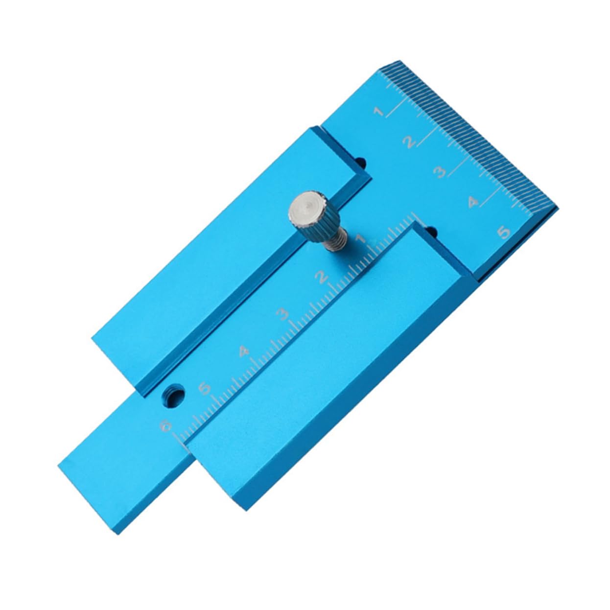 NUOBESTY 3 pcs Woodworking Height Gauge Aluminium Alloy Carpenter Measuring Tool Metric Ruler for Accurate Height Measurement Lightweight and Portable for Trimming Machine Use