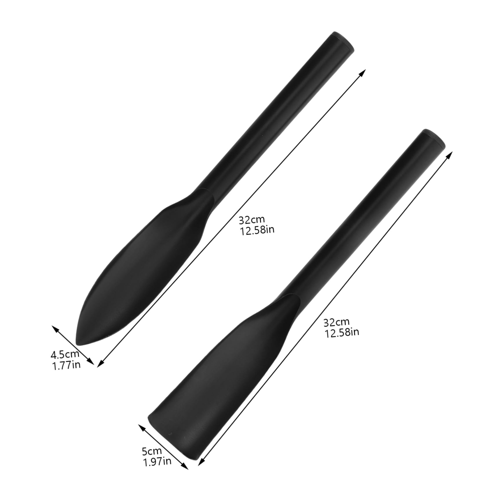 BESPORTBLE Gardening Hand Tools 2pcs Shovel Trowel Hoe Spade Transplanting Weeding Tools for Yard Orchards