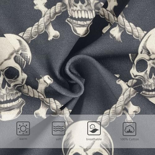 Wusikd Skull Crossbones Boys' Underwear Cotton Boys Briefs Soft Toddler Underwear 2T3