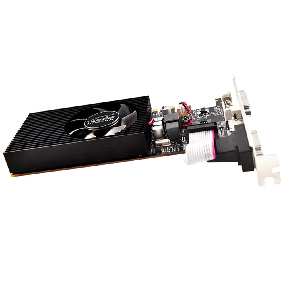 Karta Graficzna JINGSHA GT730 GPU 4 GB GDDR3 Rozpraszanie Ciepła Interfejs PCIex2.0 Zapewniający płynną rozgrywkę