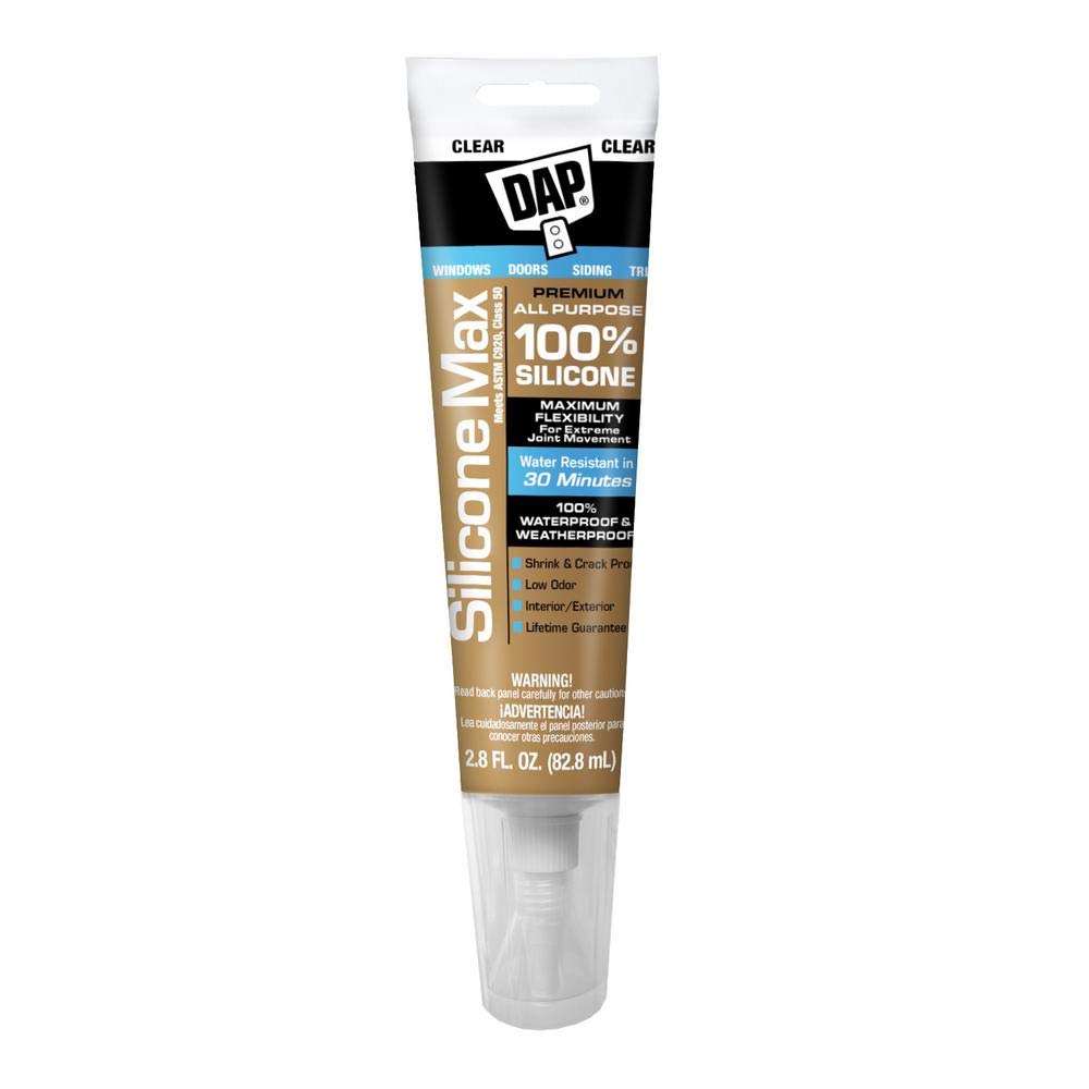 DAP Silicone MAX Premium Window Doors & Siding 100% Silicone Rubber Sealant