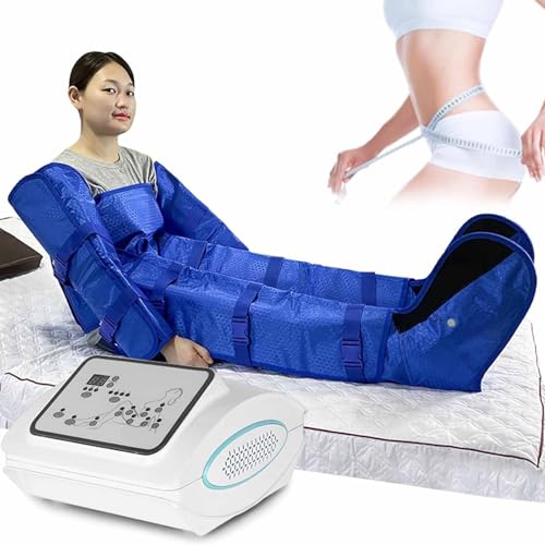 Máquina de presoterapia 16 bolsas de aire para drenaje linfático para adelgazar el cuerpo, pérdida de peso y relajación muscular