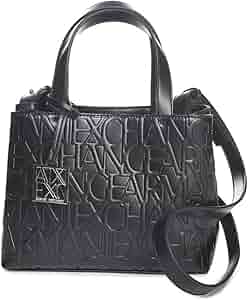 【極美品】アルマーニエクスチェンジ オールオーバーエンボスロゴ ハンドバッグ Amazon | [ARMANI EXCHANGE] (アルマーニ エクスチェンジ