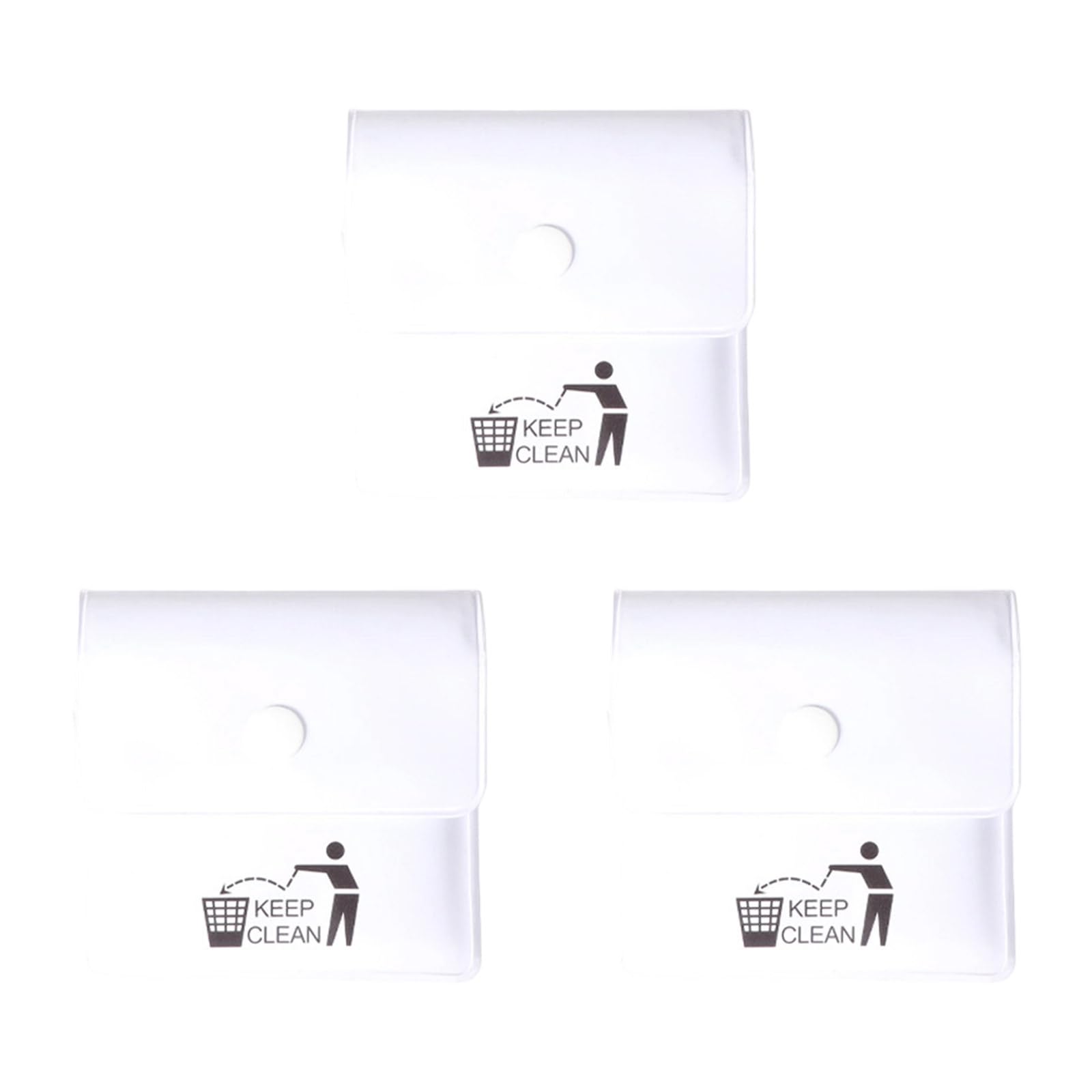 WEILWH Leakproof PVC Pocket Ashtray Ashes Pouches Compact Design Outdoor Travel Essential Ashes Container for Camping Hiking 3Pcs Travel Friendly PVC Ashtray