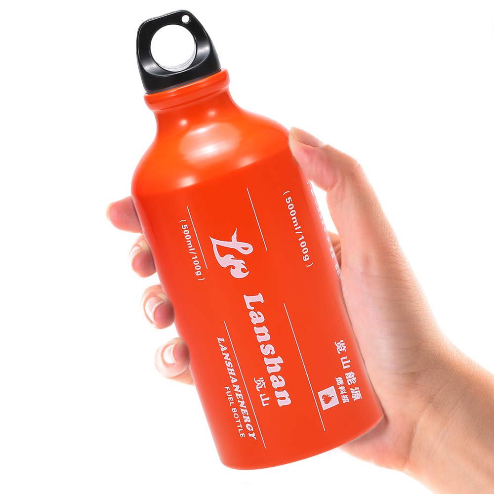 500 ml butelka paliwa benzyna nafta płynny zbiornik gazu butelka do przechowywania paliwa na zewnątrz kemping wielopałowy piec na olej opałowy