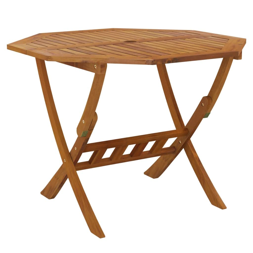 vidaXL Folding Garden Table 90x75 cm Solid Wood Acacia — image 1