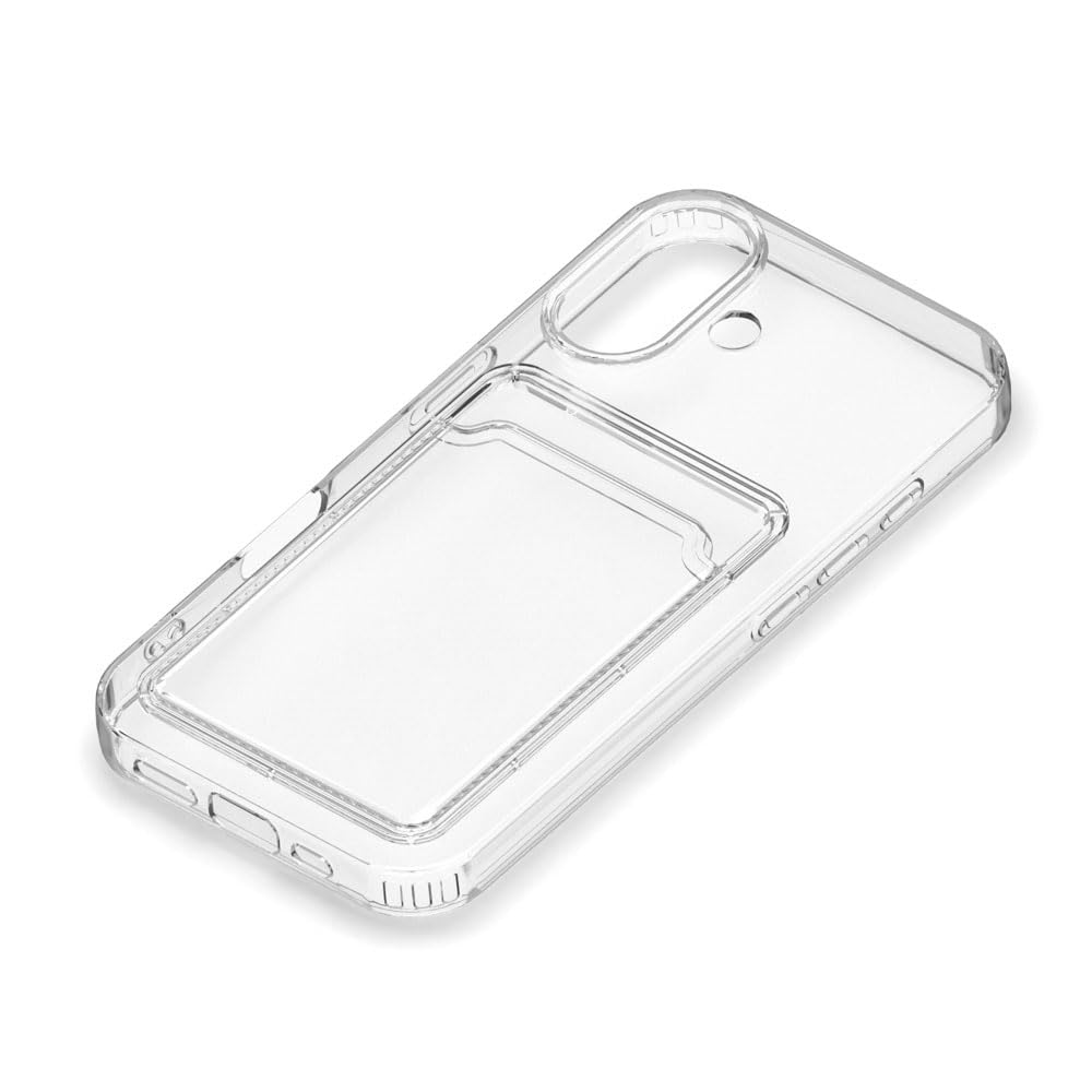 iPhone16 用 ポケットケース クリア PG-24ACTP01CL