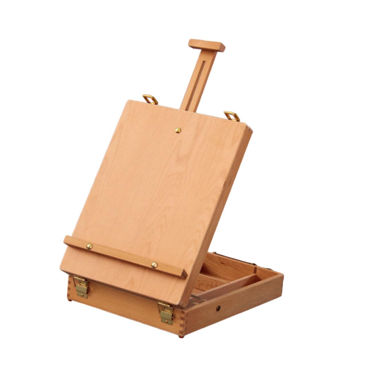 STOBOK Holz Staffelei Mit Verstellbarer Höhe Und Integriertem Stauraum Für Künstlerbedarf Tragbare Und Zeichentischstaffelei Für Outdoor Und Indoor-nutzung Für Anfänger Und