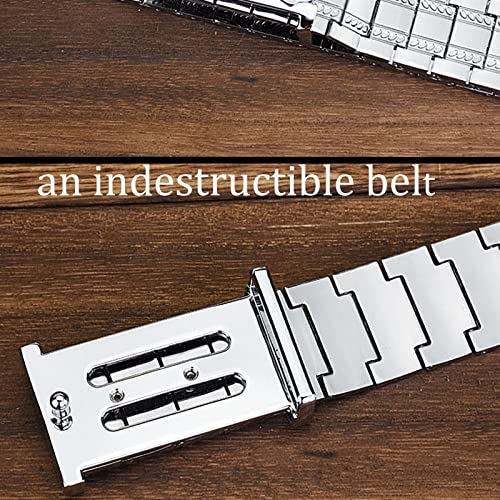 Metal Belt Men,Stainless Steel Belt Fashion Outdoor Jeans Mountaineering Punk Goth G Letter Belt Buckle4
