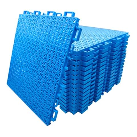 16pcs Pool Drainage Mat,Above Ground Walkways to Prevent Dirt from Entering The Pool, Pool Mats with Multiple Splicing Methods,Interlocking Plastic Floor for Pools Shower Rooms (10.3" x 10.3") Cover