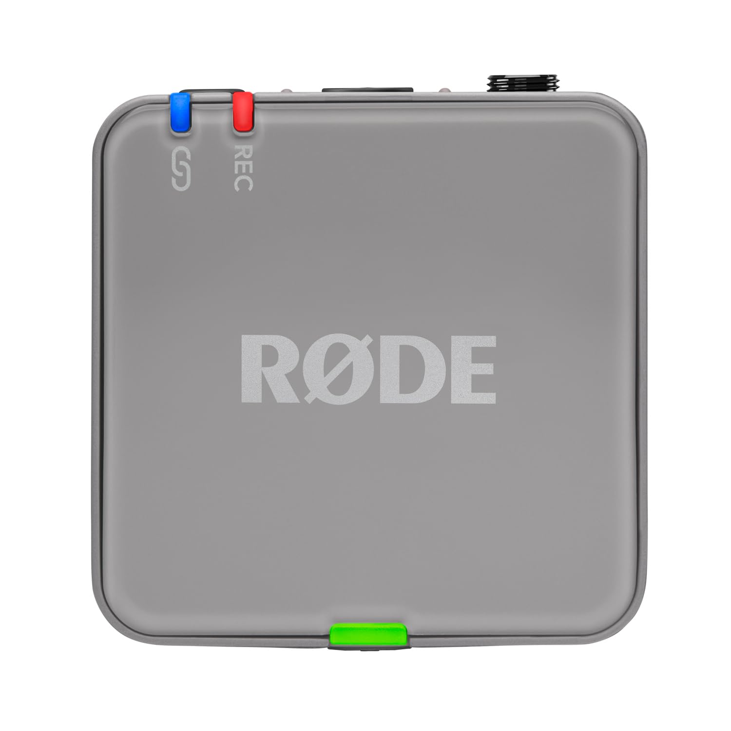 Rode Wireless GO Gen 3 bezprzewodowy 2-kanałowy system radiowy z mikrofonem Stone szary z adapterem ręcznym Interview GO i keepdrum, futrzana ochrona przed wiatrem BK