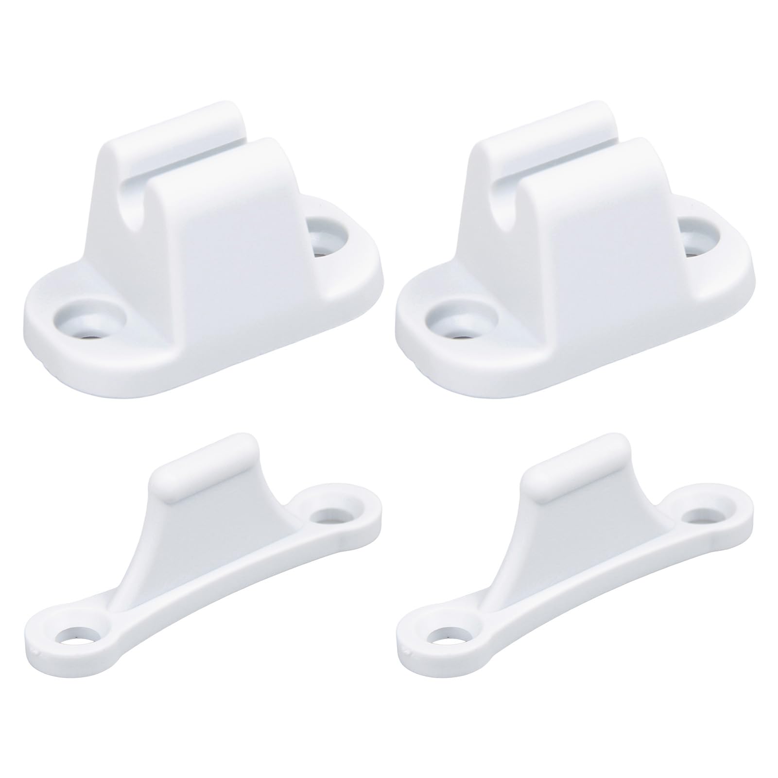 Lotnery Square-Shaped Motorhome Door Retainer Catch, 2 works Durable Nylon Door Stops for RV Caravan & Campervan Accessories