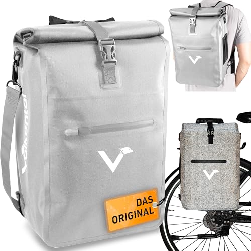 Valkental® 3in1 Fahrradtasche [Bis 25L] - Das Original - Geeignet als...