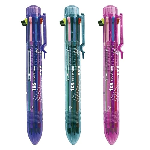 Caneta Esferografica Tris Holic 8 Cores 0.7 mm Cartela 1 Unidade