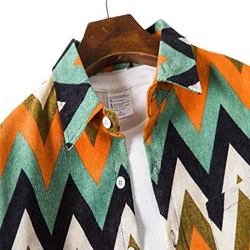 Klassiek overhemd met enkele rij knopen voor heren, dagelijks casual, veelzijdig losvallend groot formaat top met lange mouwen - Afbeelding 8