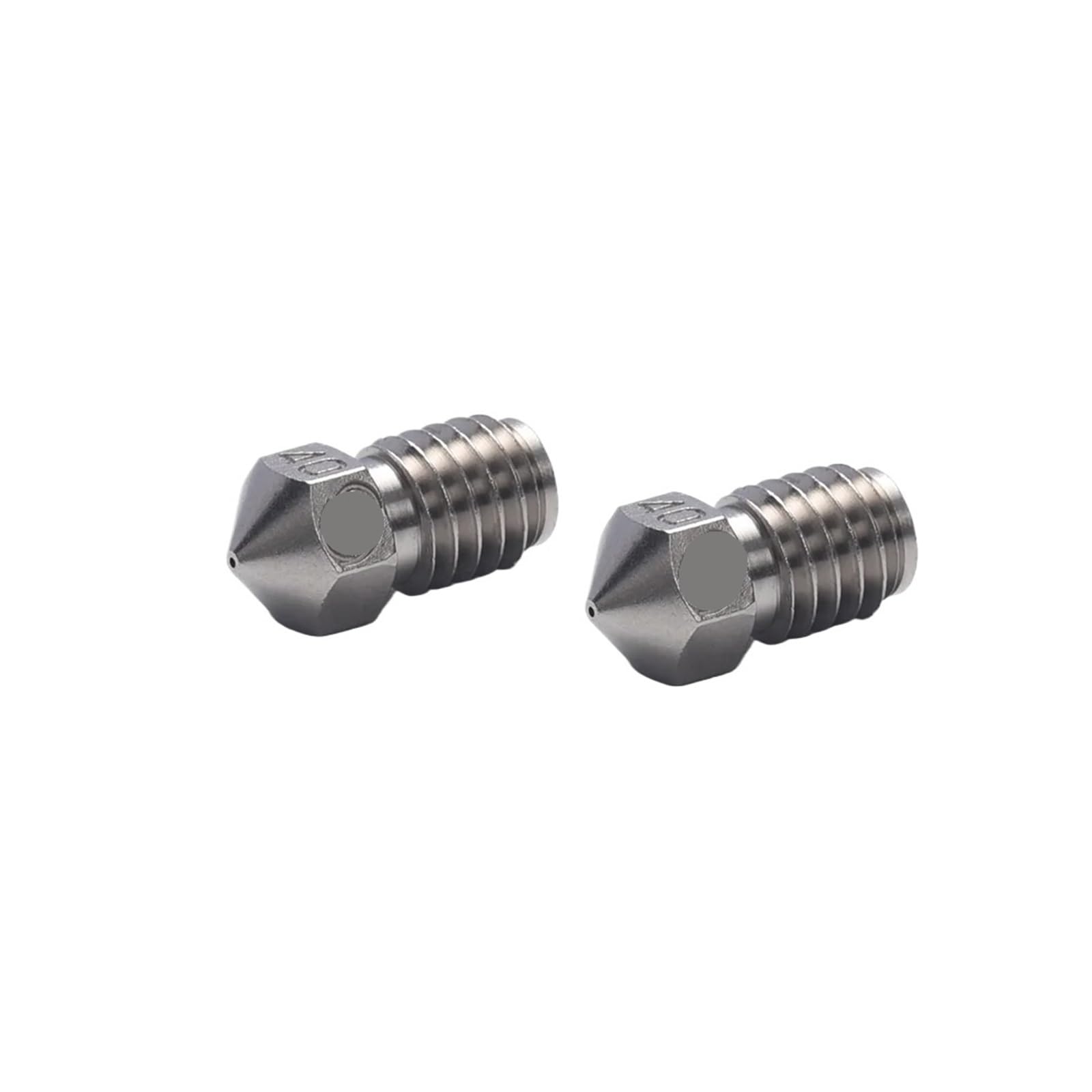 CHT MOS Messingdüse 0, 4 mm M6, kompatibel mit BIGTREETECH | 3D-Drucker-Düse für 1,75-mm-Filament, M6x1-Gewinde, 12,5 mm Höhe, für 6-mm-Schlüssel(3pcs)