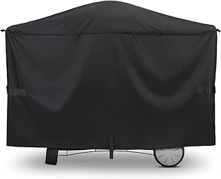 Unicook Grill Cover for Weber Q2000 Q300 Q3000 Q3200 Series Grills, Compared to Weber 7112, Heavy Duty Waterproof Full Length BBQ Grill Cover 57 Inch, Fade and UV Resistant Material, Black