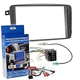 zenec mercedes w204 Farbe von der Radioblende Einbaurahmen ist schwarz