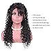 9A Deep Wave Lace Front Wig (20 inch) Peruvian Remy Virgin Human Hair Wigs with Baby Hair For Black Women Lace Frontal Wig