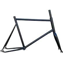 Gear Single Speed Bicycle Frameset Steel Frame With Front Fork Front 100mm / Rear 120mm Replacement Parts