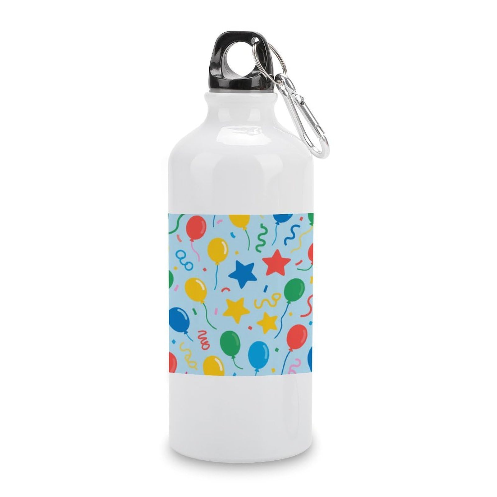 Fekiloot Style Irregular Pattern Aluminum Water Bottle Travel Tumbler Reusable Lightweight Outdoor Sports Water Bottles For Gym Sports Camping Hiking Fishing600ml