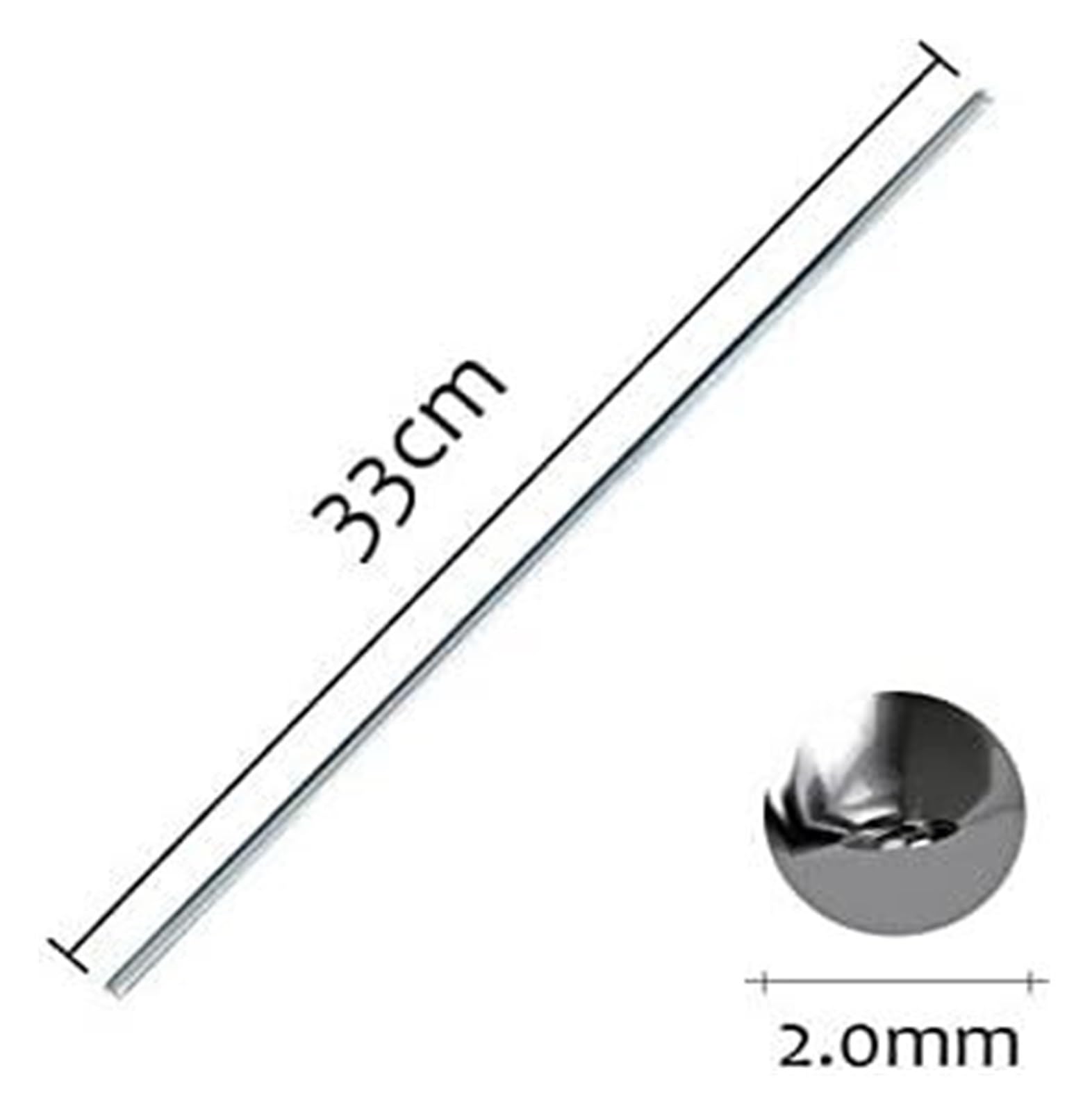 Pręty spawalnicze z aluminium, E6013, Pręty spawalnicze aluminiowe 3, 2 mm, 50 cm, lutowanie twarde(2mm 33cm)