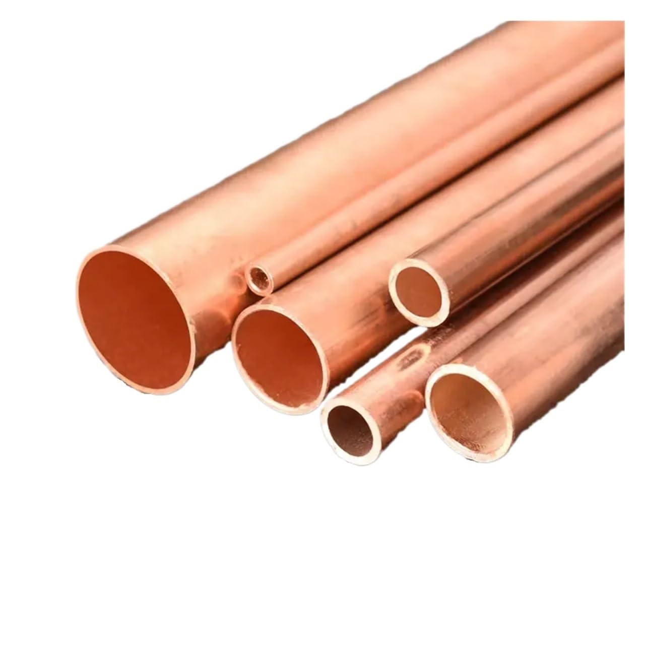 Tubo de cobre T2 OD35 diámetro exterior de 35 mm de grosor de pared de 1,5 mm, tubo de cobre hueco capilar para sistemas de fontanería y HVAC, tamaño de 35 x 2 mm, 500 mm