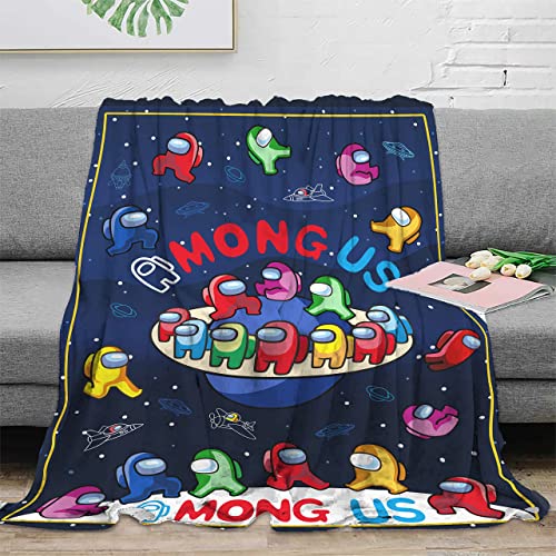 Fleece Throw Blanket,330Gsm 40"X50" Soft Warm And Cozy Flannel Throw Blanket For Girls And Boys Gifts (Among, 40"*50") #TOP3