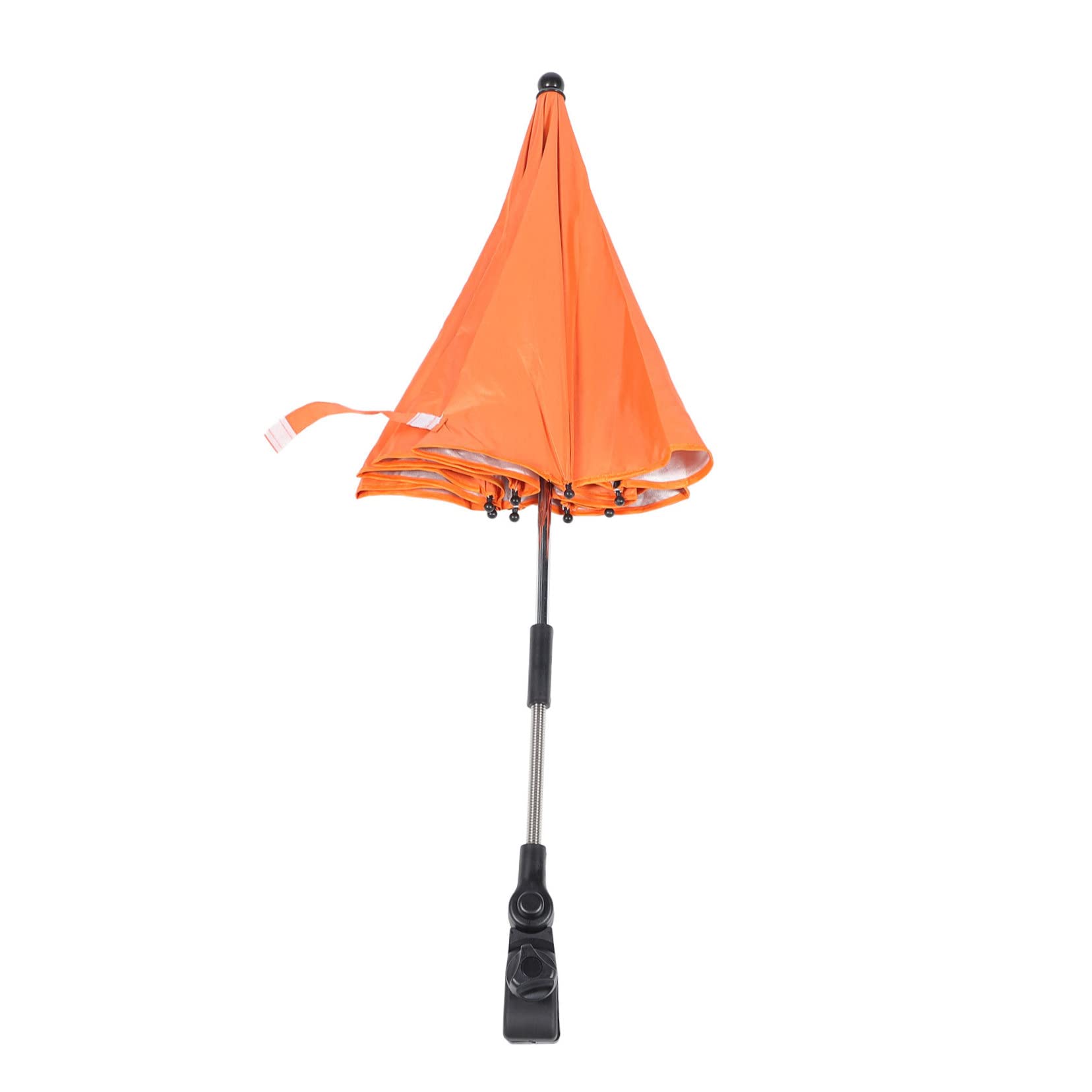 BESPORTBLE Stroller Clip Umbrella UV Protection for Push Chairs Durable Parasol with Clamp for Beach Chairs Wheelchairs and Bicycles Coating Shade
