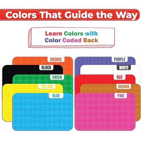 Image of My Starter Jigsaw Puzzle - Vegetables & Colors| 2-Piece Puzzle for Kids Age 2,3,& 4 yrs| Montessori Educational Toy Set of 20 Puzzle, 40 Big Pieces| Return & Birthday Gift for Boys & Girls