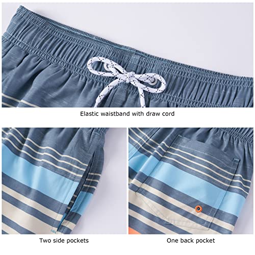 Boys Swim Trunks UPF 50+ Quick Dry Toddler Beach Board Shorts Kids Bathing Suit Youth Swimwear with Mesh Lining4