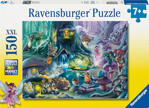 Ravensburger Kinderpuzzle - 12004051 Zauberhafter Wald - Puzzle für Kinder ab 7 Jahren, mit 150 Teilen im XXL-Format