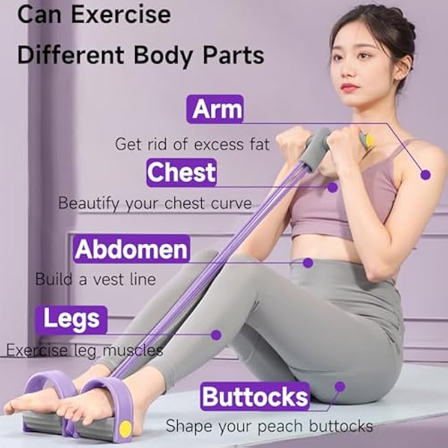 Pilates Ring Essentials Kit for Women£¬with Pedal Resistance Band - Resistance Bands with Handles - Pilates Ring - 24Wheel Muscle Roller - Beginners Home Body Shaping and Stretching Workout Equipment