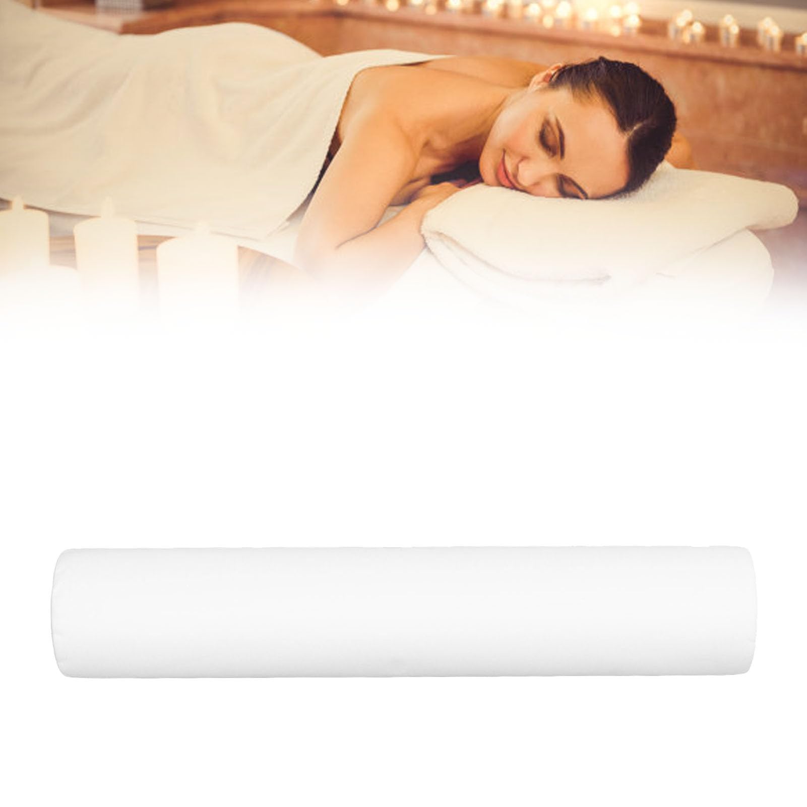 Funda de Cama de Masaje Desechable, Cama No Tejida Impermeable para Rollo de Cama de Masaje Desechable, Ideal para Spa, Mesa de Masaje, Tatuaje (1 Rollo)