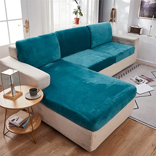 Housse de coussin en velours très extensible et facile à nettoyer - 3