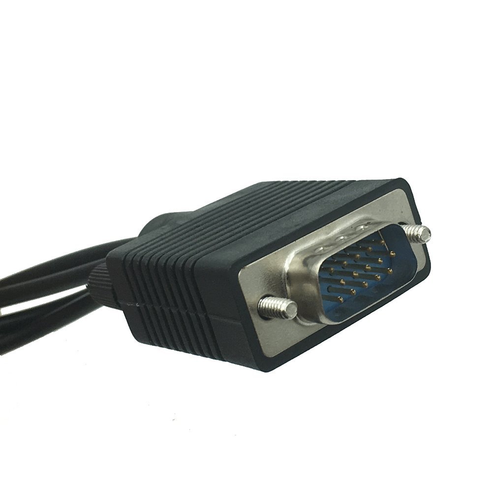 VGA - TV S-Video 3 RCA PC アダプタケーブル Amazon | Like-You VGAからRCAケーブル、VGA から TV Sビデオ 3