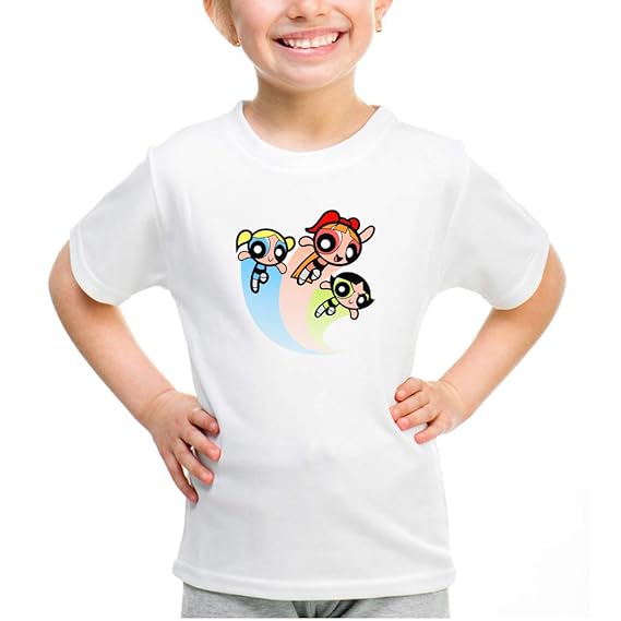 Powerpuff - Kids Power of Puff Girls Tshirt for Girls