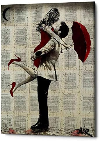 Epic Graffiti 'It Rained' by Loui Jover, Canvas Wall Art, 12"x18"
