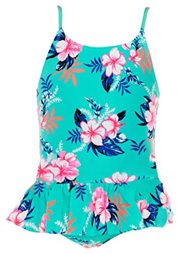 Image of ToBeInStyle Girl's Spaghetti Strap Printed Assorted Styles One Piece Swimsuit