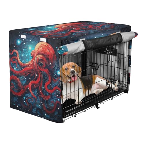 Housse imperméable pour cage chien et chat design étoiles - 3