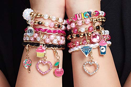 Make It Real 4408 Juicy Couture Pink And Precious Bracelets - Diy Charm Bracelet Kit With Beads For Tween Jewelry Making thumb #3