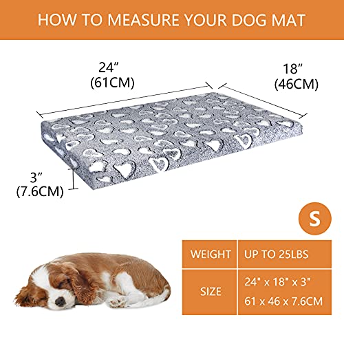 Vankean Reversible Cool And Warm Dog Bed Mat For Crates - Stylish Pad With Waterproof Inner Linings And Removable Machine Washable Cover thumb #1